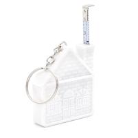 Брелок-рулетка Home, Белый Брелок-рулетка Home, Белый