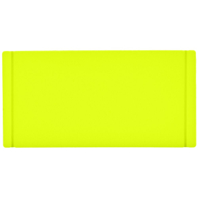 Лейбл из ПВХ Dzeta, XS, желтый неон