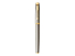Перьевая ручка Parker IM Premium Warm Silver (grey) GT, перо: F, цвет чернил: blue, в подарочной упаковке.