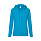 Толстовка женская без начеса LIGHTWEIGH HOODED SWEAT 240, голубой лазурный