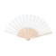Веер деревянный, белый