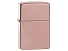 Зажигалка ZIPPO Classic с покрытием High Polish Rose Gold, латунь/сталь, розовое золото, 38x13x57 мм