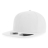 Бейсболка JAMES,6 клиньев,плоский козырек,ПВС застежка, белый