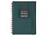 Ежедневник недатированный на гребне А5 Pragmatic, темно-зеленый