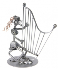 Чарующие звуки арфы Фигурки из металла HINZ &amp; KUNST, Серебро