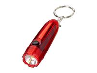 Брелок-фонарик «Bullet», цвет: красный, прозрачный