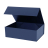 Подарочная коробка-трансформер средняя, синяя