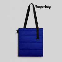Шоппер Superbag Bubble New (синий с черным)