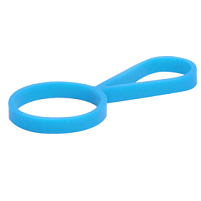 Кольцо-держатель силиконовое для термобутылки Olivia, Голубой Кольцо-держатель силиконовое для термобутылки Olivia, Голубой