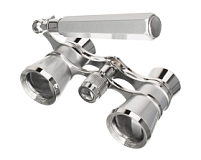 Театральный бинокль-лорнет Broadway 325E, серебристый