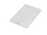 Флешка в виде пластиковой  карты c удобным откидным механизмом, 64 Гб, белый