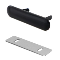 Шильд металлический (5.1*1, Чёрный матовый никель