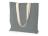 Сумка Donny из хлопка с донной складкой и парусиновыми ручками, серый