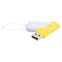 Флешка Designer To Go 2.0 USB 16Gb, Желтый/Белый