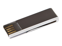 USB-флешка на 64 ГБ в виде зажима для купюр, серебро USB-флешка на 64 ГБ в виде зажима для купюр, серебро