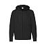 Толстовка без начеса LIGHTWEIGHT HOODED SWEAT JACKET 240, черный