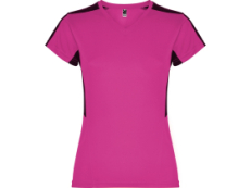 Футболка Suzuka женская, яркая фуксия /черный