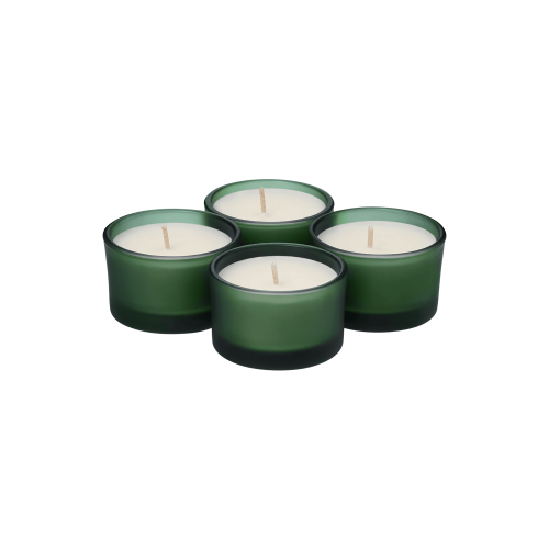 Набор ароматических свечей Sento, зеленый