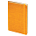 Ежедневник недатированный Boomer, А5,  оранжевый, кремовый блок в линейку, без обреза, оранжевый