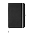 Блокнот A5 PIANA в твёрдом переплёте, Черно-серый
