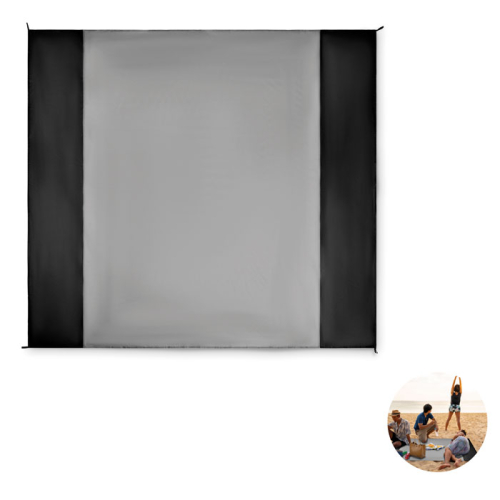 Коврик пляжный, черный