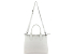 Сумка-шоппер BUGATTI Elsa, белая, воловья кожа/полиэстер, 46х11х31,5 см