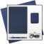 Подарочный набор Star, синий (ежедневник, ручка, аккумулятор)