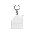 Брелок-рулетка  "Домик" (1 м), белый