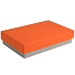 Коробка подарочная CRAFT BOX размер 17,5 x 11,5 x 4 см, серый, оранжевый