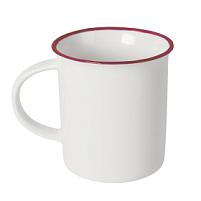 Кружка NOSTALGIE, белый, красный Кружка NOSTALGIE, белый, красный