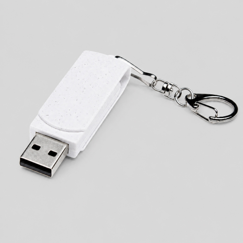 Флешка USB 2.0 Варуна на 128 ГБ, крапчатый белый