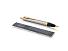 Ручка шариковая Parker IM Core Brushed Metal GT, серебристый/золотистый