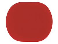 ПАТЧ ОВАЛ soft-touch (красный) 6,0 х 5,0 см