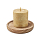 Свеча с подсвечником, золотой