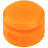 Двойной фиксатор для шнура Brogy, оранжевый неон