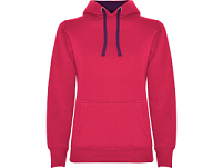 Толстовка с капюшоном Urban женская, фуксия/фиолетовый