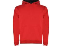 Толстовка с капюшоном Urban детская, красный/черный