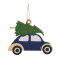 Ёлочная игрушка Машинка (синий)