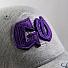 Бейсболка UNI-CAP PIQUET, без панелей и швов, без застежки, темно-синий