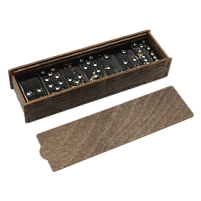 Домино WIN-WIN (черный с золотом)