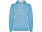 Толстовка с капюшоном Urban женская, небесно-голубой/белый