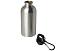 Одностенная бутылка для воды с карабином Oregon, изготовленная из нержавеющей стали, сертифицированной по стандарту RCS, объемом 400 мл - Серебряный