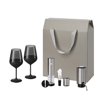 Подарочный набор Black Edition, Vintaro, Dante (2 бокала + набор для вина + аэратор) Подарочный набор Black Edition, Vintaro, Dante (2 бокала + набор для вина + аэратор)