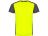 Спортивная футболка Zolder мужская, неоновый желтый/черный меланж