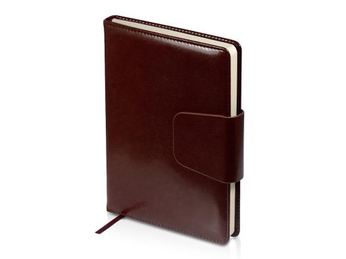 Ежедневник А5 недатированный Prestige, коричневый