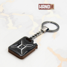 Брелок Канистра (черный с серебром)