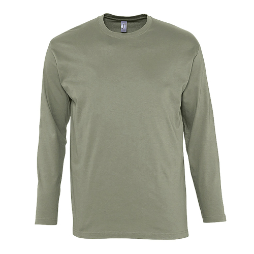 Футболка мужская с длинным рукавом MONARCH 150, хаки