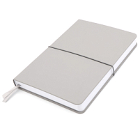 Блокнот A5 Veles в твёрдом переплёте, Серый цемент