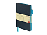 Блокнот А5 Boston, темно-синий с голубым срезом