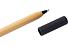Вечный карандаш и ручка из бамбука Black bamboo, натуральный и черный